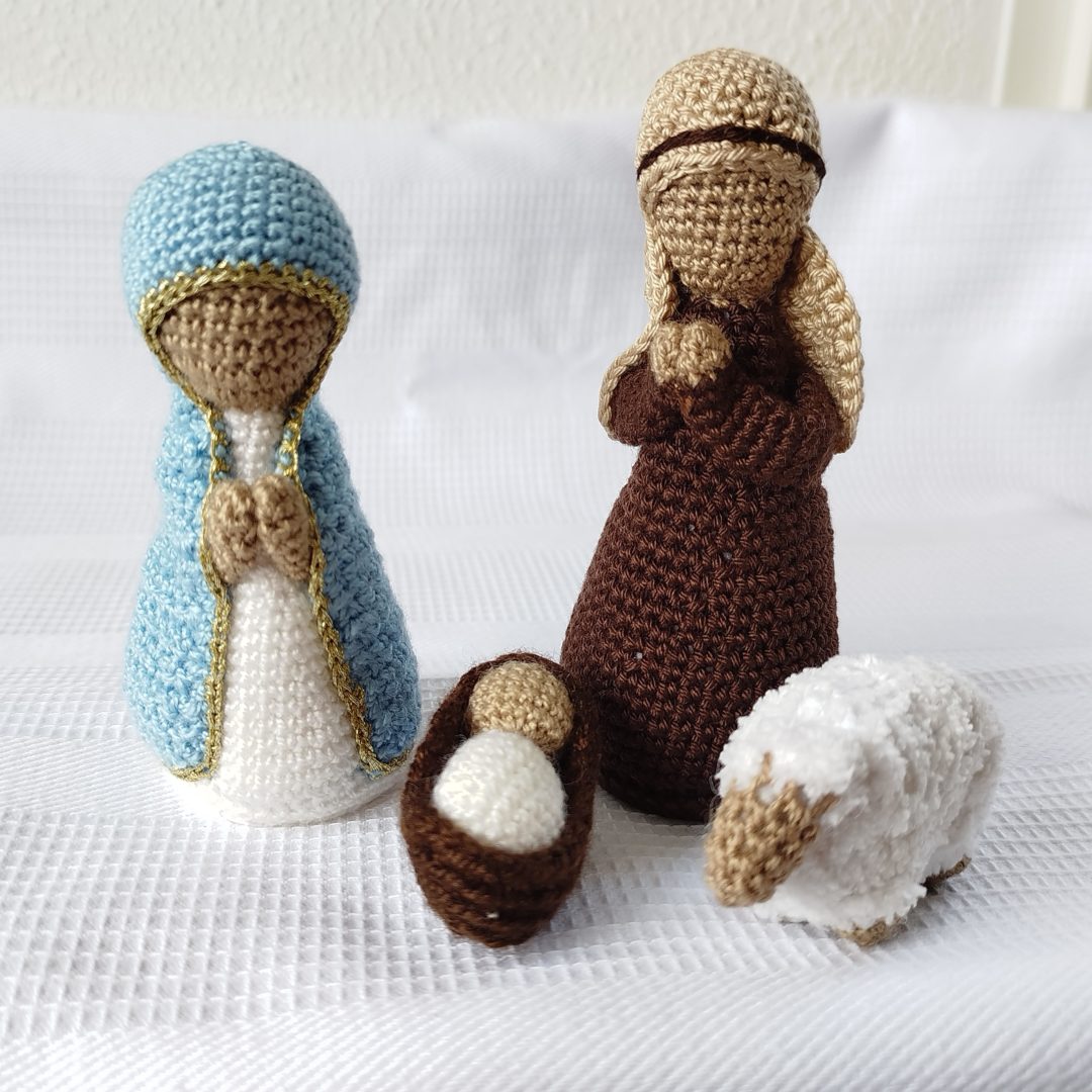 Crèche en crochet de Jordanie