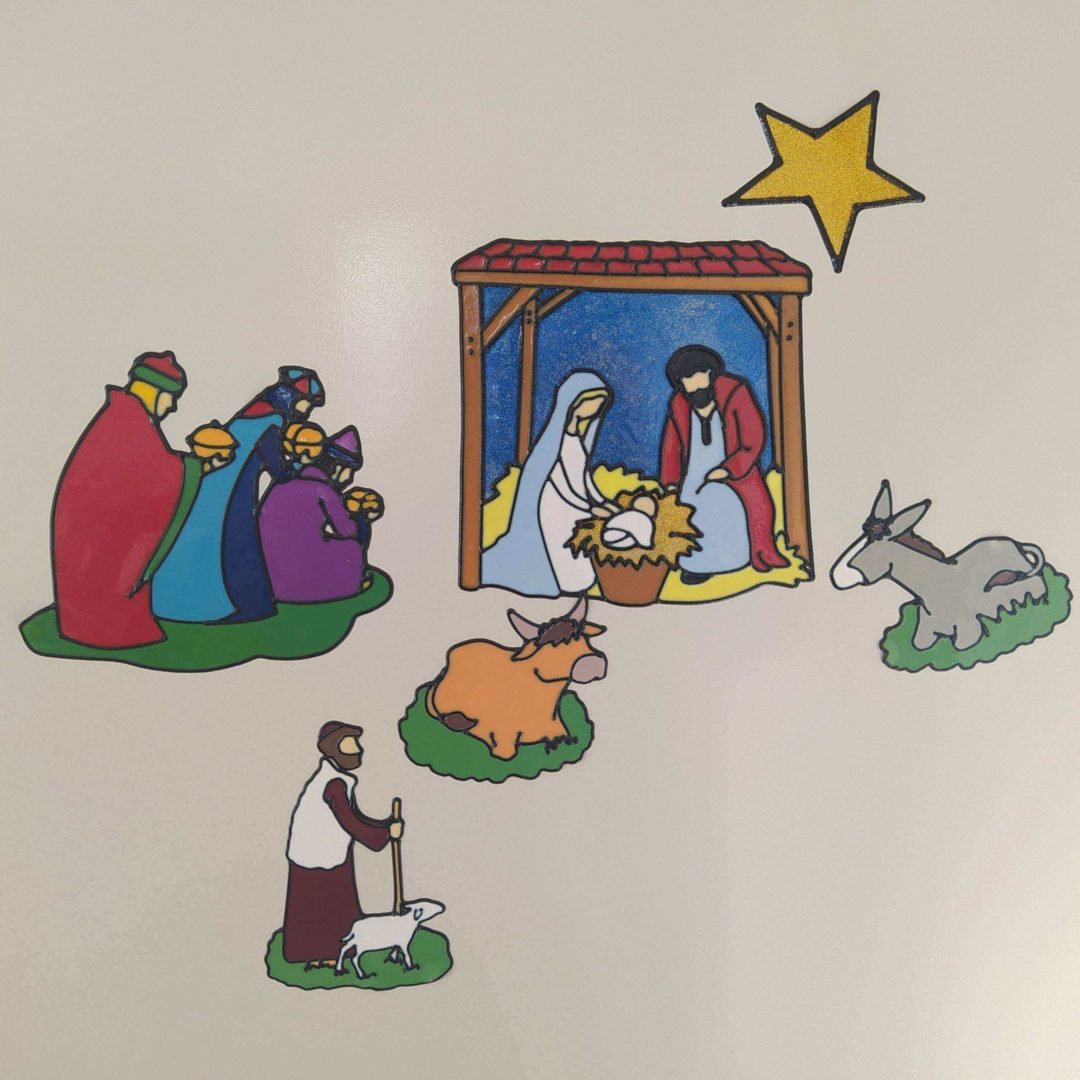 Vitrophanies de la Nativité