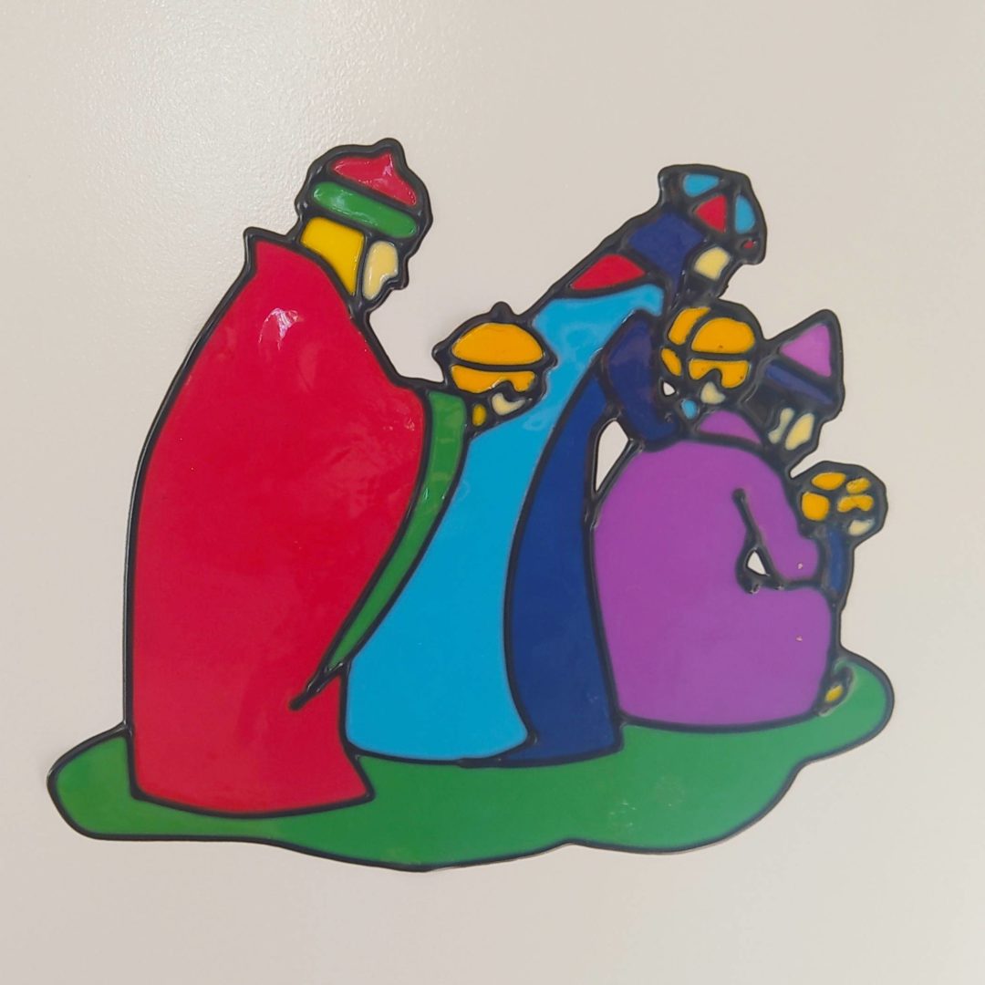Vitrophanie - Les rois mages