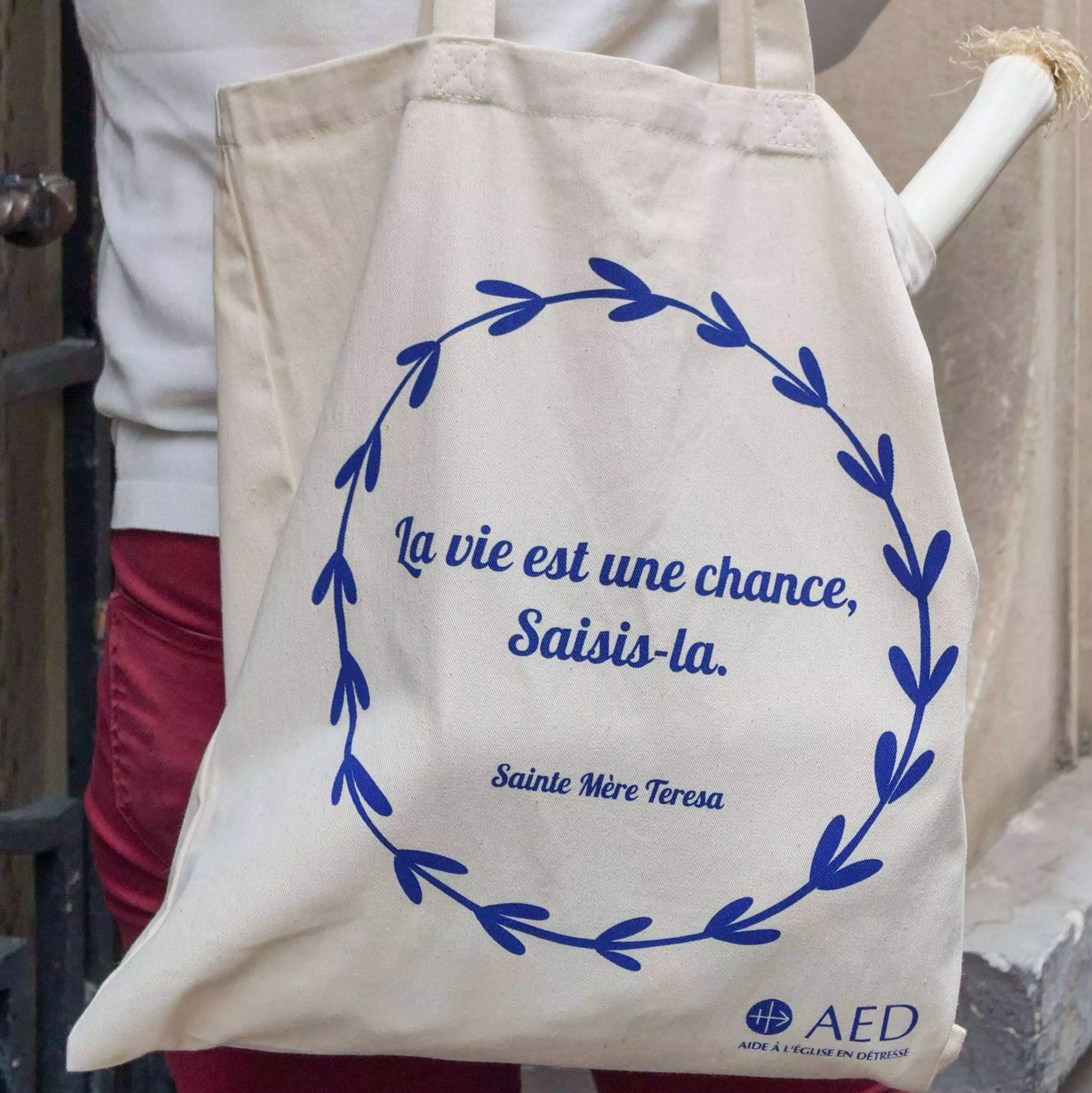 Tote bag La vie est une chance