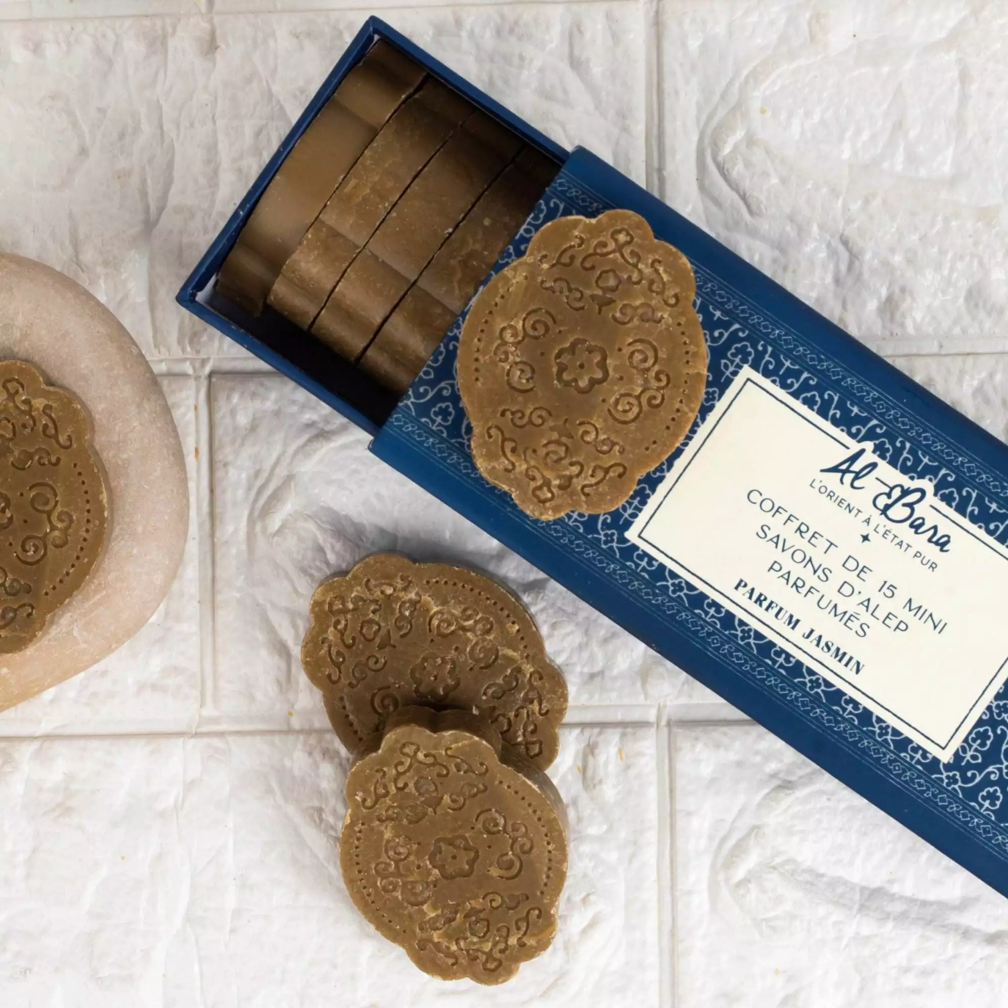 coffret savon jasmin