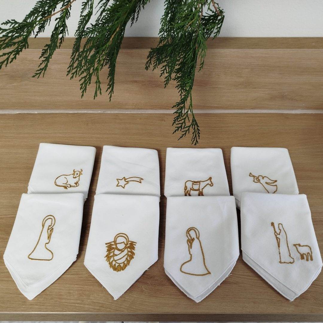 serviettes de Noel