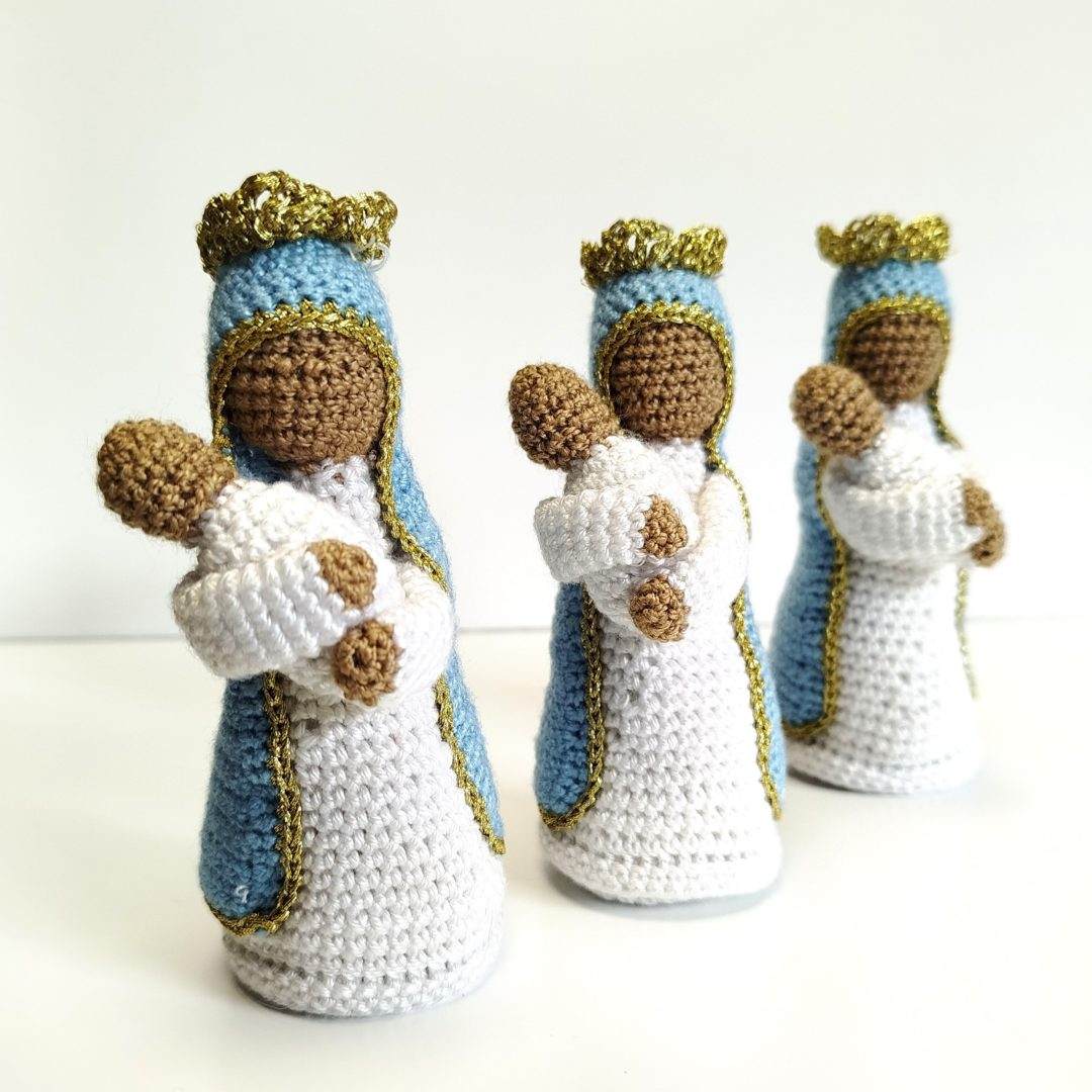 sainte vierge en crochet