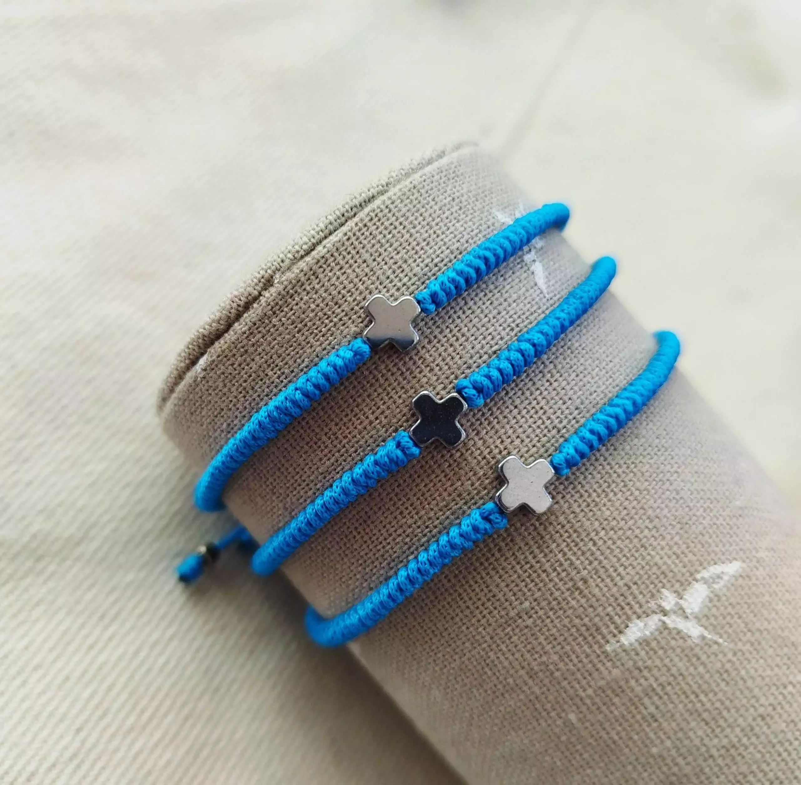 bracelet bleu de Jordanie