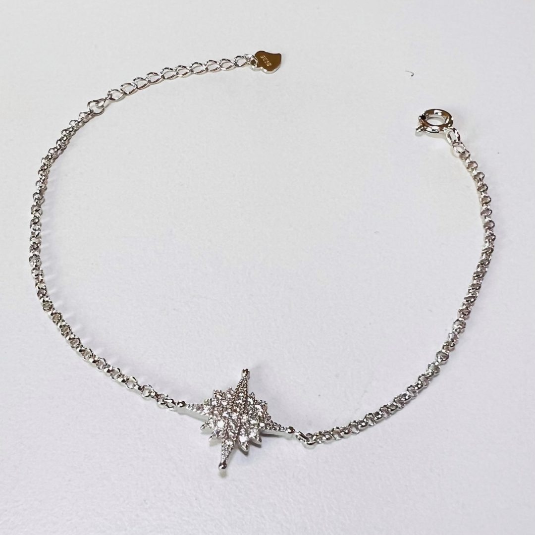 Bracelet Étoile de Bethléem en argent