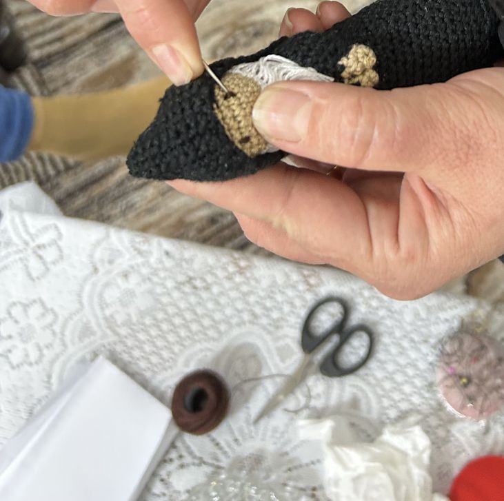 Saint Charbel en crochet de Jordanie