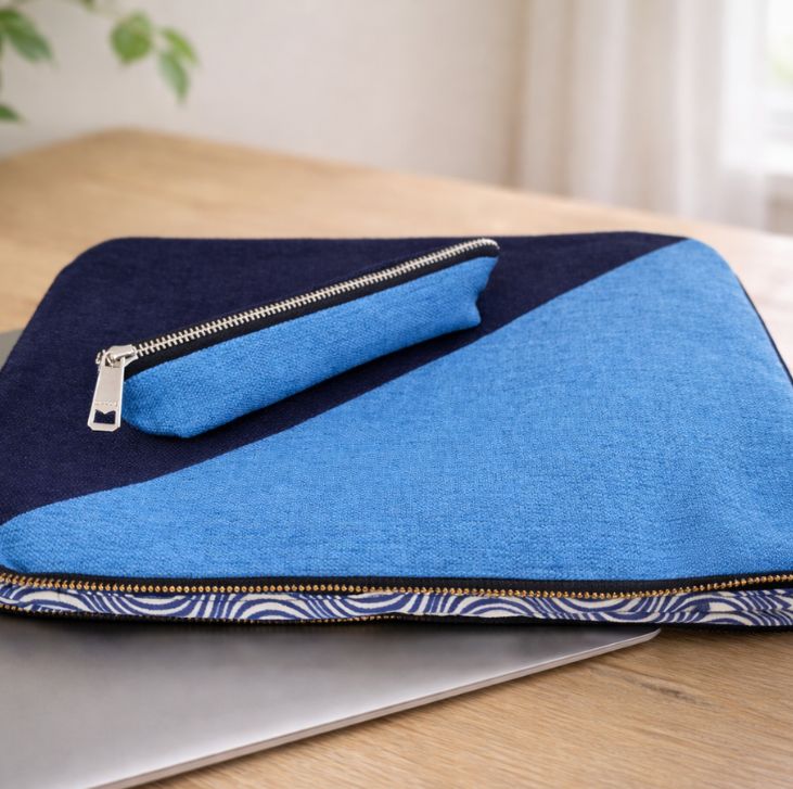 pochette d'ordinateur avec trousse