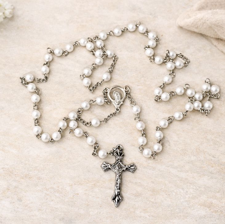 chapelet blanc de Syrie