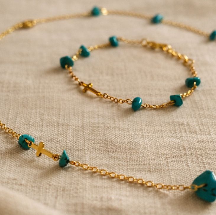 parure turquoise